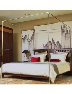 Mengersi Canopy Bed Frame Post Queen Size - Image 1 of 4