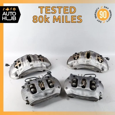 11-23 Porsche Cayenne 958 Touareg Front & Rear Brake Calipers Set 7P0615424 OEM - Image 1 of 4