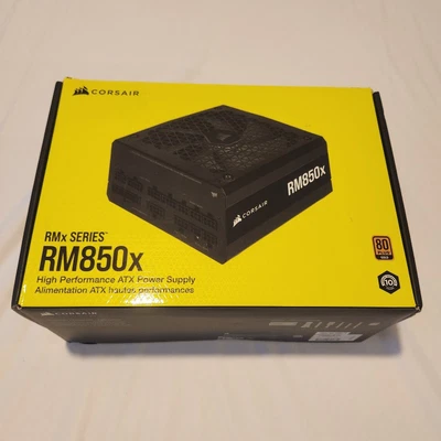 Corsair RMx Series RM850x Black 80 Plus Gold High Performance ATX Power Supply - Image 1 of 4