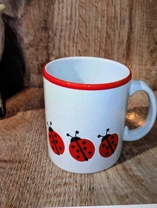 Vintage West Germany Waechtersbach Marienkäfer Kaffeetasse Becher - Bild 1 von 5