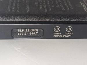 Lectrosonics LECTRO UHF UCR 100 Receiver Block 22 (RD) 563.2- 588.7 - Picture 1 of 5