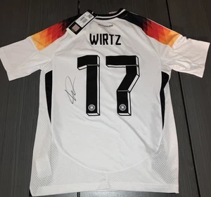 Original DFB Deutschland Heim Trikot Trikot Gr. M Florian Wirtz signed Autogramm - Bild 1 von 7