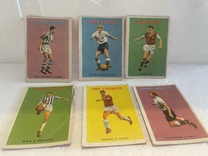 A & BC Football Cards 1959 Quiz Red Backs X6 All Different. - Bild 1 von 6