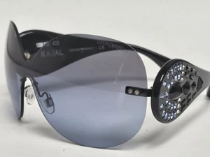 Emporio Armani Kajal große bunte schwarze Handarbeit Designer Sonnenbrille selten - Bild 1 von 6