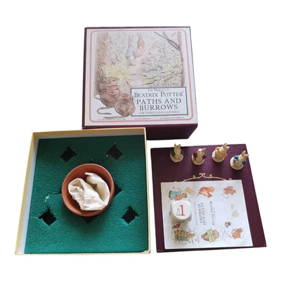 Vintage Beatrix Potter Paths & Burrows Or Snakes & Ladders Game 1988 - Preloved - Image 1 of 4