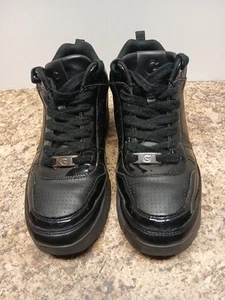 Black gbg Los Angeles Womens 8 Lace Up Sneakers - Picture 1 of 8