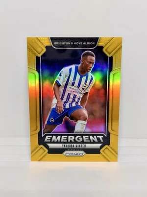 2024-25 Prizm Premier League YANKUBA MINTEH Rookie Emergent Gold Prizm 10/10 RC - Image 1 of 2
