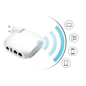 Flyingvoice FTA1101 drahtlos VoIP Analog Adapter FXS T.38 Fax WLAN Access Point  - Picture 1 of 3