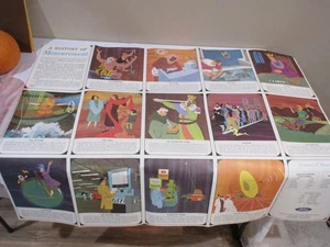 Eine Geschichte der Messung Klassenzimmer Wissenschaft Poster Tabelle - 34"x43" VINTAGE!! - Bild 1 von 7