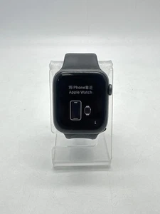 Apple Watch Series 5 44mm Smart Watch Black Sports Band GPS Only - Picture 1 of 6
