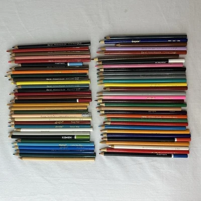 Mixed Lot Colored Pencils Prismacolor Berol, Liquimark, Xenox, Pilot, Crayola 63 - Image 1 of 4