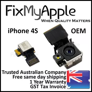 iPhone 4S OEM Original Rear Back 8MP Camera Flash Lens Assembly Flex Replacement - Picture 1 of 2