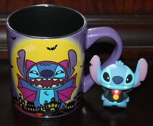 Lilo & Stitch Weihnachtsgeschenk Vampirstich Kaffeebecher & 3D Magnet - Neu! - Bild 1 von 4