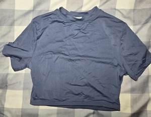 Pink Victoria's Secret Damen Kurzarm Shirt Gr. XS Blau Nachtwäsche Pyjama Neu mit Etikett - Bild 1 von 6