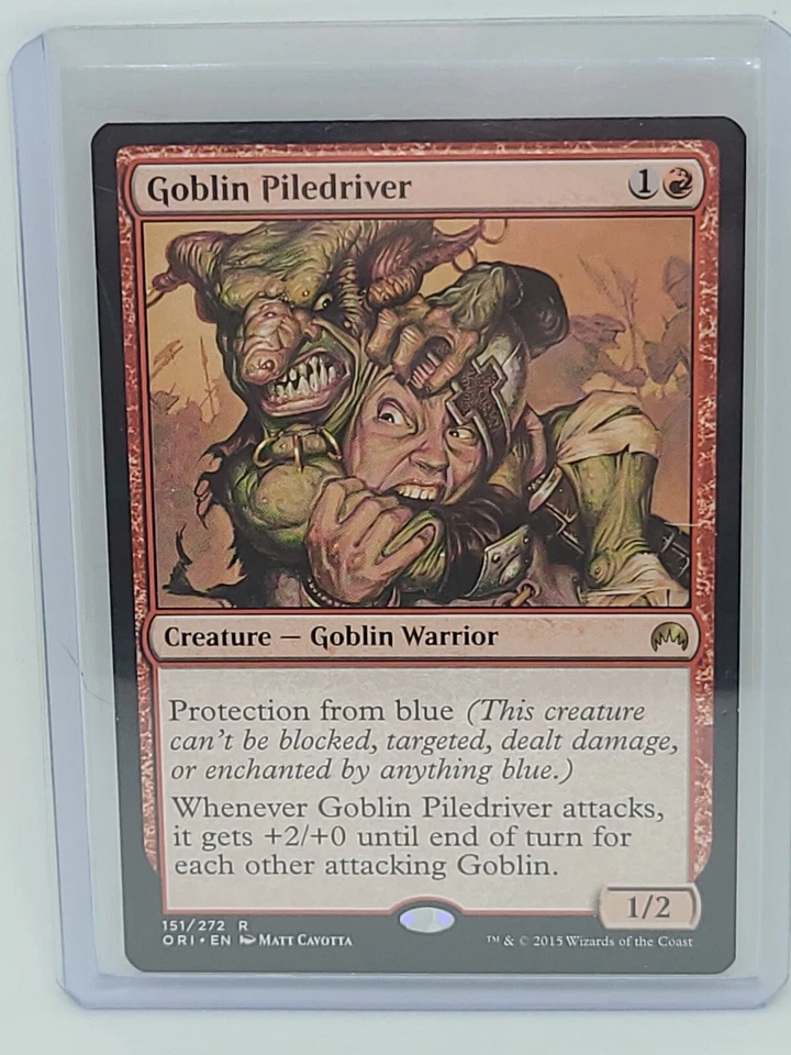 MTG Goblin Piledriver Origins 151/272 Regular Rare - Image 1 of 1