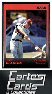 Jeff Baldwin 1989 Star Columbus Mudcats #3  Houston Astros