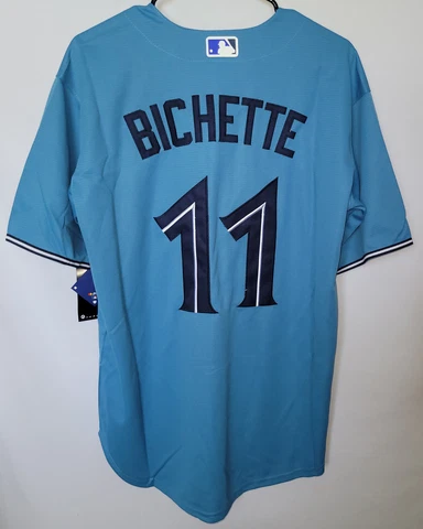 Toronto Blue Jays Bo Bichette Nike Powder Blue Alternate Player Name Jersey 2XL Cover