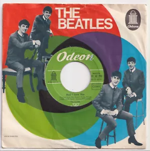 The BEATLES * And I Love Her * 1964 GERMANY 45 * - Picture 1 of 2