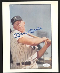 MICKEY MANTLE Signed Autographed 8x10 Photo ~ JSA Authenticated (1953 Bowman) - Picture 1 of 3