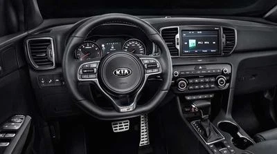 INTERIOR BURL WOOD DASH TRIM KIT SET FITS KIA SPORTAGE 2017 2018 2019 LX EX SX - Image 1 of 4