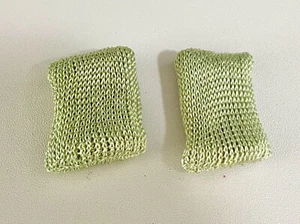 Vintage Doll Green Rayon Socks for Vogue Ginny, Ginnette, Ginger, Muffie Virga - Picture 1 of 1