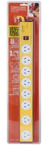 8 Way Outlet Power Board with Heavy Duty Metal Housing Surge Master Switch - Picture 1 of 2