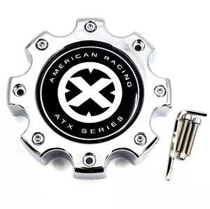 American Racing Chrome 8Lug Front Dually Center Cap for AX189 Wheels 845L170ATX - Picture 1 of 5