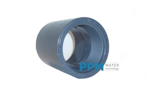 MANICOTTO DI PASSAGGIO PVC 50 X 1" 1/ 2 INCOLLARE - FILETTATURA FEMMINA - Imagen 1 de 3