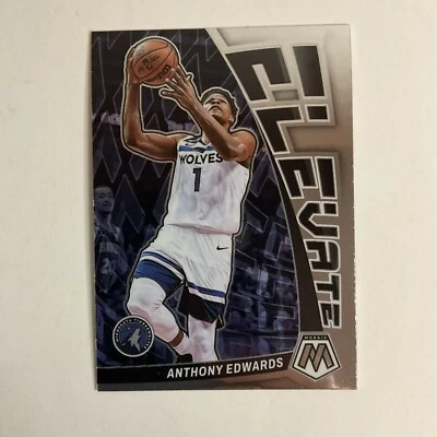 2022-23 PANINI MOSAIC ANTHONY EDWARDS ELEVATE #5 MINNESOTA TIMBERWOLVES - Image 1 of 2