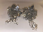 Katherine's Collection 2er Set silberne Perlen Serviettenringhalter NEU