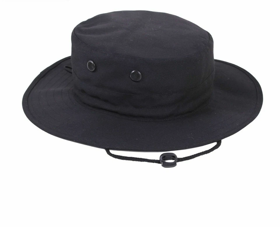 Rothco Black Adjustable Boonie - 52556