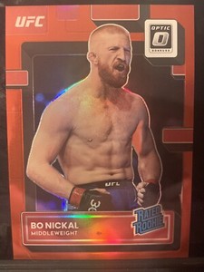 2023 Optic UFC Bo Nickal Red RC SP /199