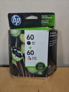 HP 60 Black TRI Combo N9H63FN Replaces Hp 901 Genuine  Expires:  Dec 2023 - Picture 1 of 5