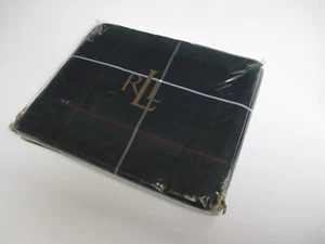 New Ralph Lauren Millbrook Tartan Navy Green Bedskirt - Cal King - Picture 1 of 9