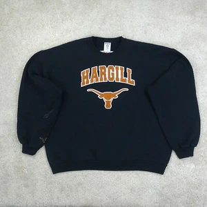 Hargill Sweatshirt Herren Extra Large Jerzees Bull Horn bestickt Texas Pullover - Bild 1 von 12