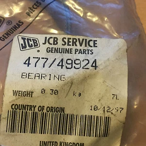 JCB Part Genuine Bearing 477/49924 - Picture 1 of 3