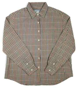 Pendleton Womens L Button Front Long Sleeve Casual Shirt Colorful Striped Check - Picture 1 of 4