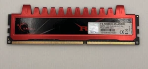 G.SKILL Ripjaws F3-10666CL9S-4GBRL 4GB PC3-10666 Gaming DIMM PC Memory RAM - Picture 1 of 8