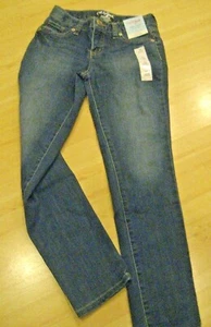 NWT Cat & Jack Girl Jean 12 26X26 Blue Denim Super Skinny JEGGING Skinny Stretch - Picture 1 of 11