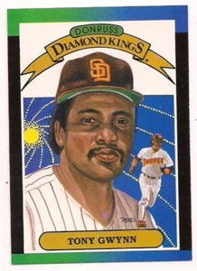 1988 Donruss Diamond Kings HOF Tony Gwynn San Diego Padres #6 - Picture 1 of 1