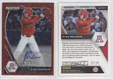 2021 Panini Prizm Draft Picks Red Donut Circle /99 Ryan Holgate #PDP70 Auto