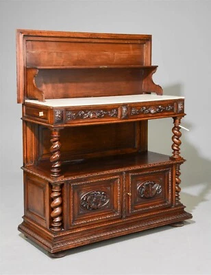 APARADOR SERVIDOR POSTRE ESTILO LOUIS XIII CEBADA TWIST SERVIDOR Foto 1 de 4