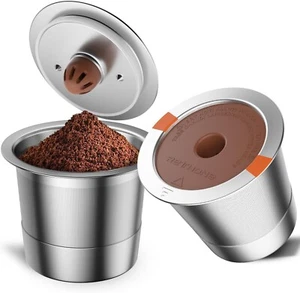 2 Pack K Cup Reusable Coffee Pods for Keurig: Stainless Steel Refillable K Cup - Picture 1 of 12