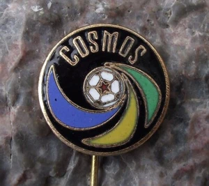 Vintage Cosmos New York USA Pele Football Club Supporters Soccer Pin Badge - Picture 1 of 2