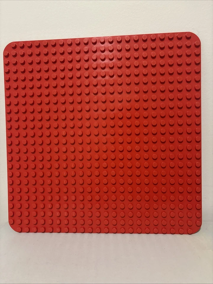 Lego Duplo Large Red Base Board  Baseplate 24 x 24 studs in size Genuine - image 1 of 4