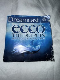 Ecco The Dolphin Defender Of The Future Manual Only For Sega Dreamcast