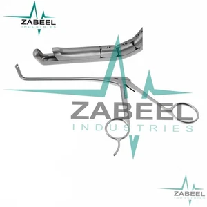 Ostium Sinus Chain Forceps 70° Up, 125mm, 3.0x3.5mm Jaws, Ring Handle ENT By ZI - Picture 1 of 4