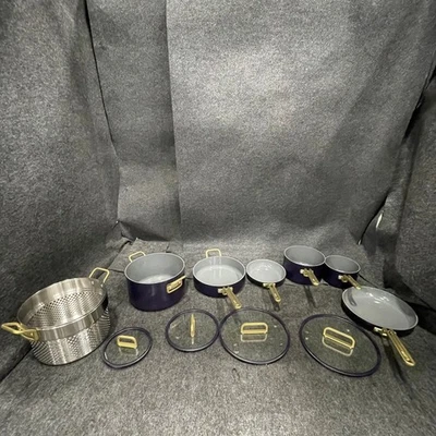 GREENPAN Stanley Tucci Ceramic Nonstick 11-Piece Cookware Set * - Image 1 of 4