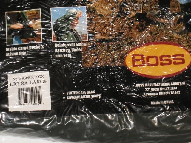 3pro500yx Xl Heavy Duty Rain Jacket 50mm Part 3PRO500YX Boss