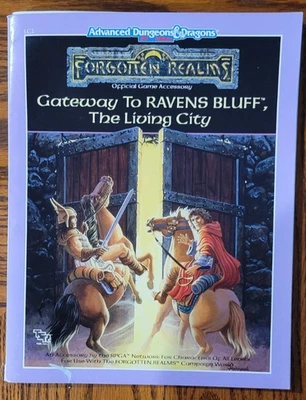 Forgotten Realms Gateway to Ravens Bluff, The Living City AD&D 1989 with map - Image 1 of 3